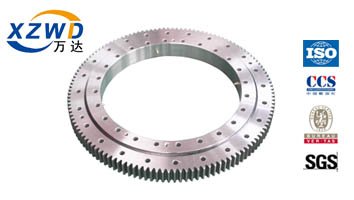 Slewing bearing with external gear
