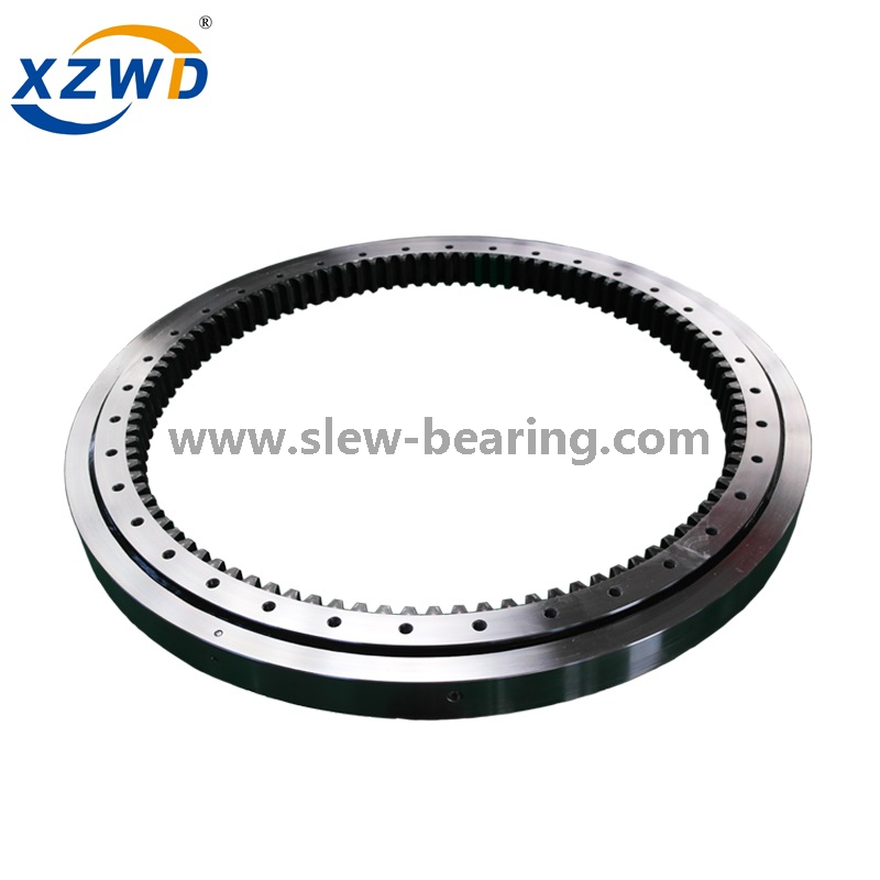 Internal geared 4 point contact ball turntable bearing for excavator