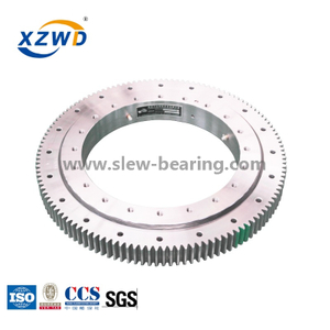 CCS Certificated Ball Bearing Turntables And Slewing Rings with External Gear for Harbour Machinery 