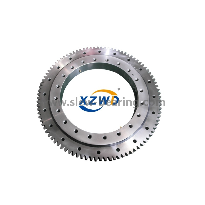 External Gear Crane Use Single Row Four Point Contact Ball Slewing Bearing Ring