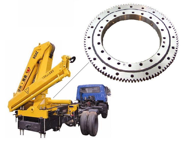 4 point contact ball Slewing Ring bearing with External Gear for Truck Mounted Crane