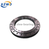 small diameter 4 point contact ball turntable bearing for robot