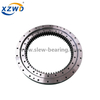 High rotating speed four point contact slewing ring bearing with external gear for rotatory machinery