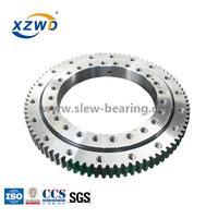 Single Row Four Point Contact Ball Slewing Ring Bearings 011.20.544 For Crane