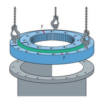 Slewing ring shaking causes analysis