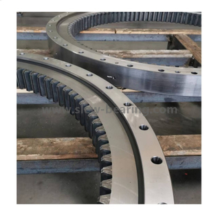Internal gear tooth quenched single row slewing turntable bearing from excavator 