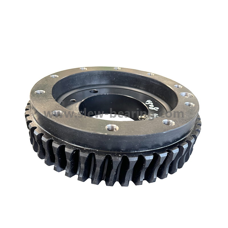 Xuzhou Wanda Heavy duty Enclosed housing Single Worm gear Slewing drive WEB9