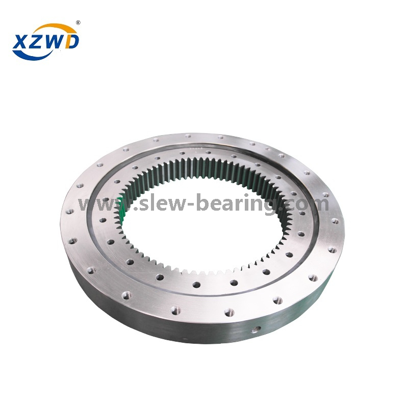 CCS Certified Internal gear tooth quenched single row ball slewing ring bearing from excavator