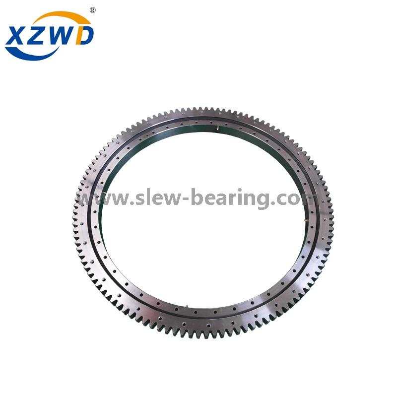 Light slewing ring bearing with external gear for robot