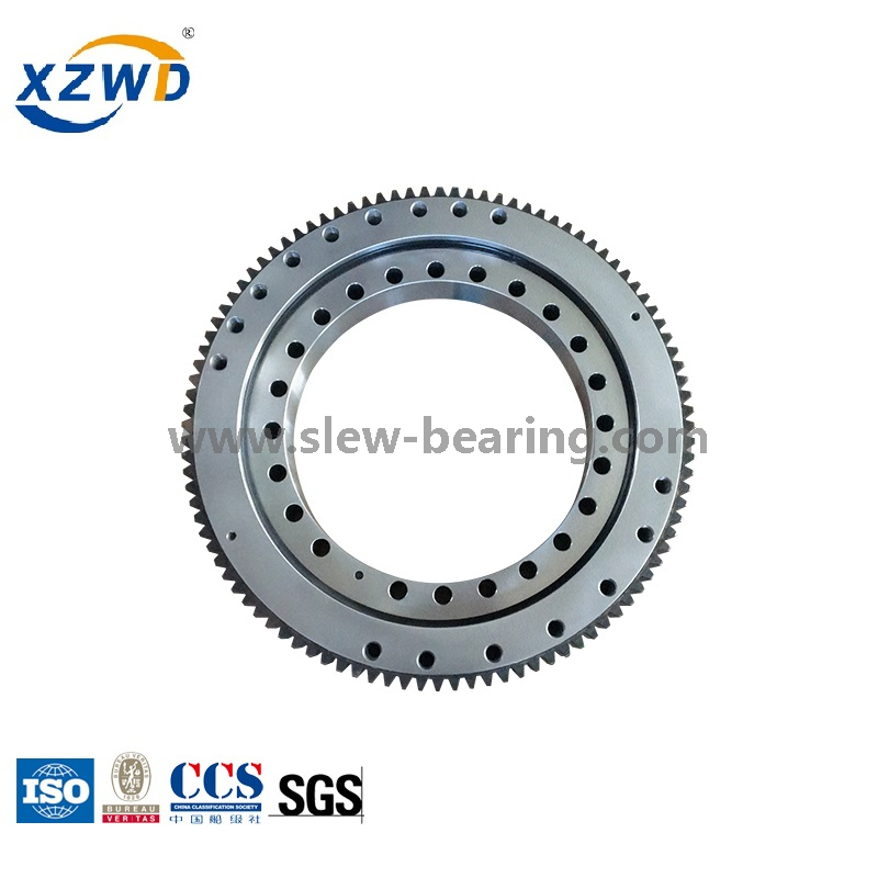 XZWD 4 point contact ball Slewing Ring turntable bearing with External Gear for Truck Mounted Crane