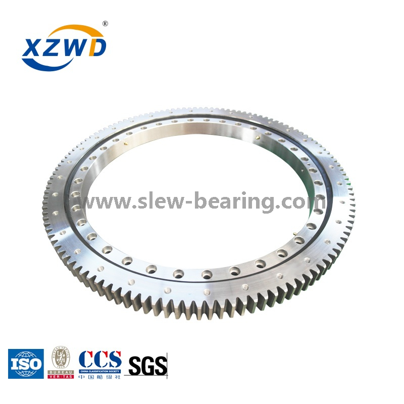 Light Weight Ball Slewing Bearing with External Gear for Aerial Lifts