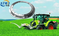 Agricultural machinery slewing ring