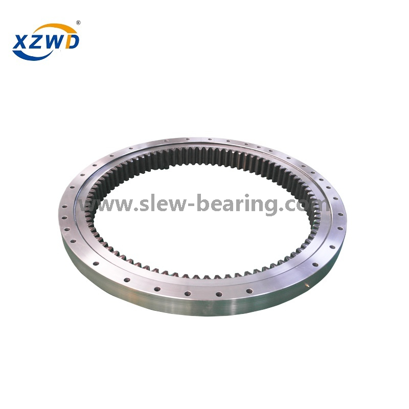 CCS Certified Internal gear tooth quenched single row ball slewing ring bearing from excavator