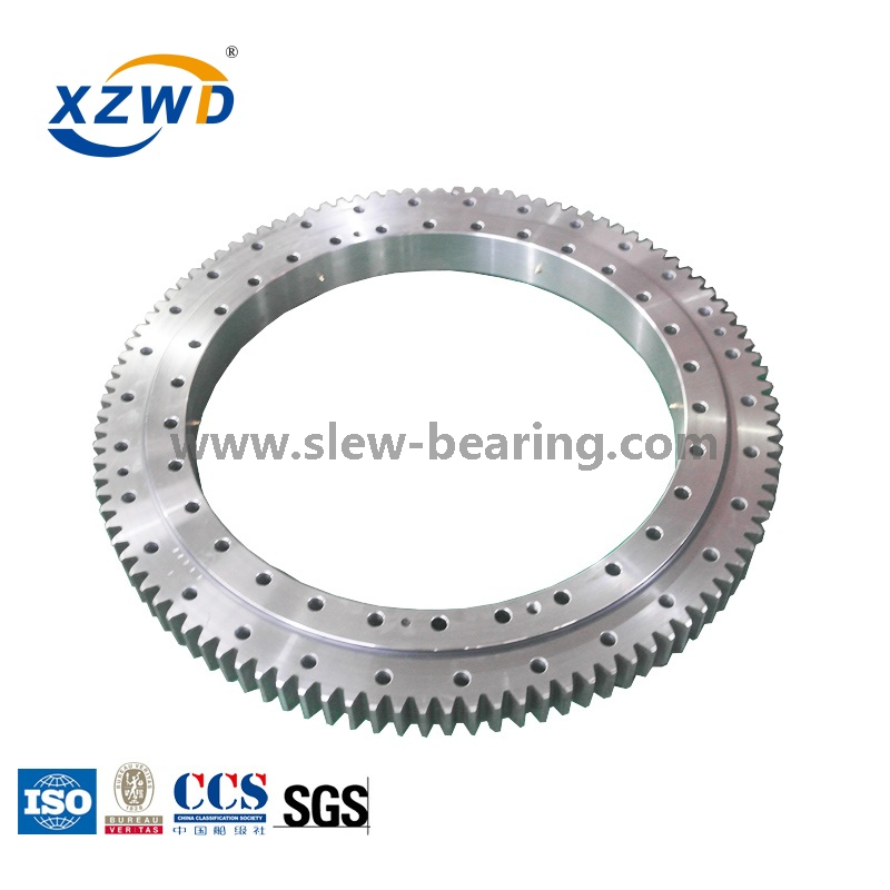 China Single Row Four Point Contact Ball Slewing Ring Bearing For Crane