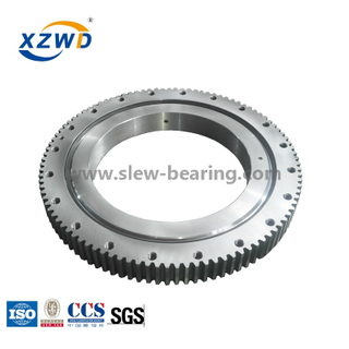 High Precision Light Geared Slewing Ring Bearings for Solar Power Generation