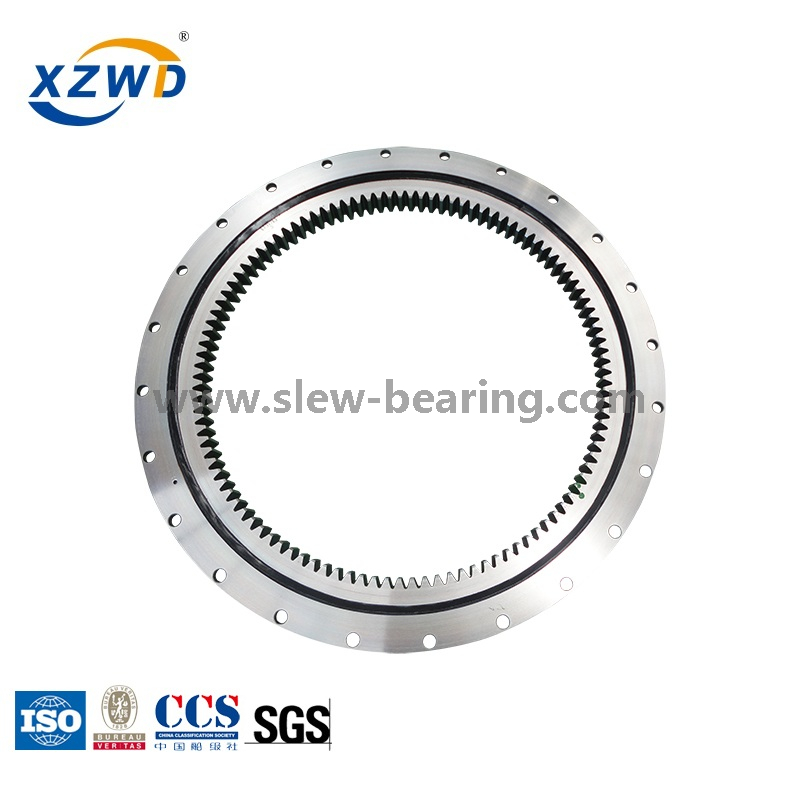Light Internal Gear Flanged Slewing Ring Bearing for Revolving Stage