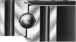 Three types of four point contact ball slewing bearing-3