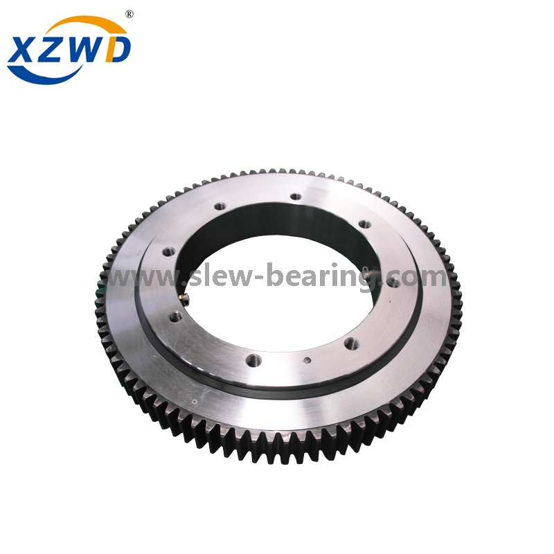 Optimized Design Selection of Slewing Bearing Large Diameter Light Weight External Gear with Flange