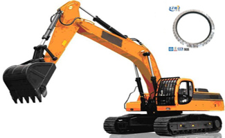 Single Row Four Points Contact Ball Bearing for Wide Range Excavator