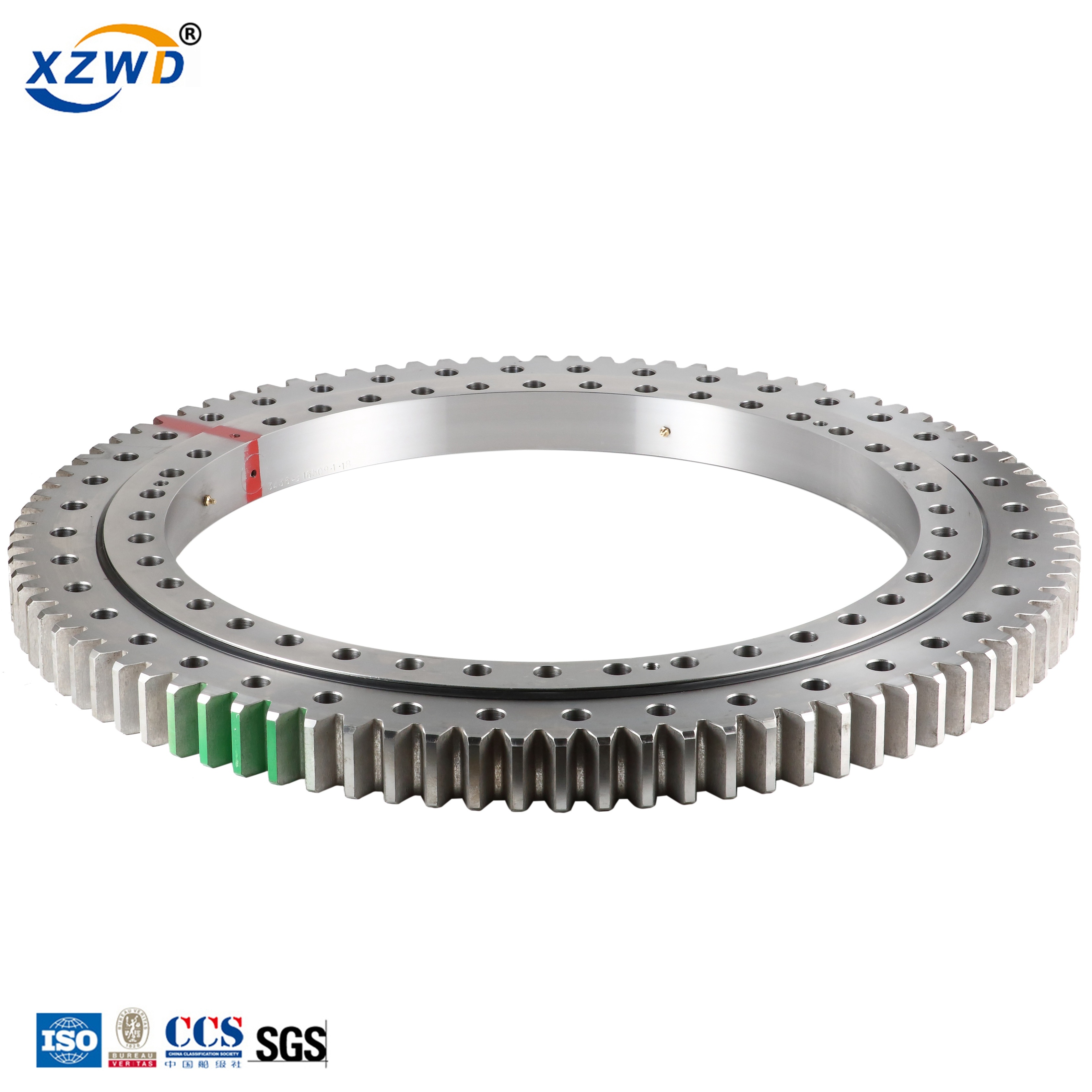 Teeth Hardened Single Row Four Point Contact Ball Slewing Ring Bearing 013.25.630