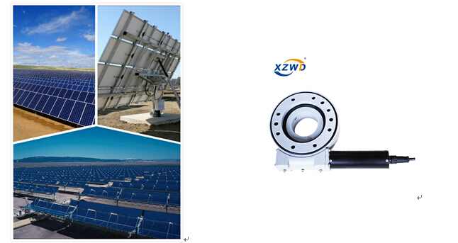 Hot Sale SE3 Slewing Drive with 24V DCmotor for Solar Tracker