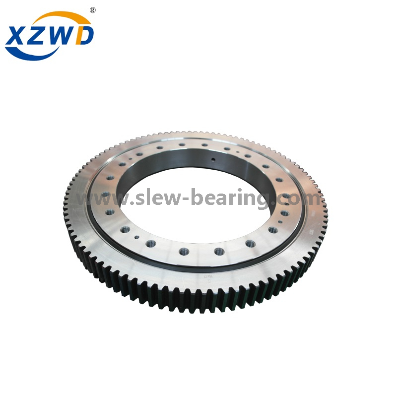 Optimized Design Selection of Slewing Bearing Large Diameter Light Weight External Gear with Flange