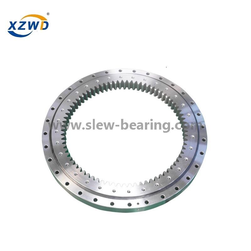 Large diameter high precision turntable external gear extra lightweight slewing ring bearing