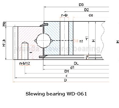 061 Light weight slewing bearing