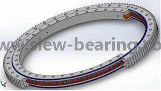 External Gear Teeth Machining Efficiency for Single Row Four Point Contact Ball Slewing Bearing Price 