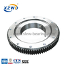 CCS Certified Single Row Four Point Contact Ball Slewing Bearing with Internal Gear for Deck Crane (Q)