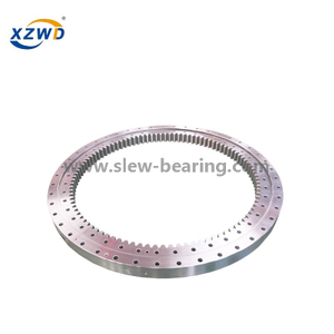 Four Point Angular Contact Ball Slewing Bearing with Cage for Heavy Rotating Equipment