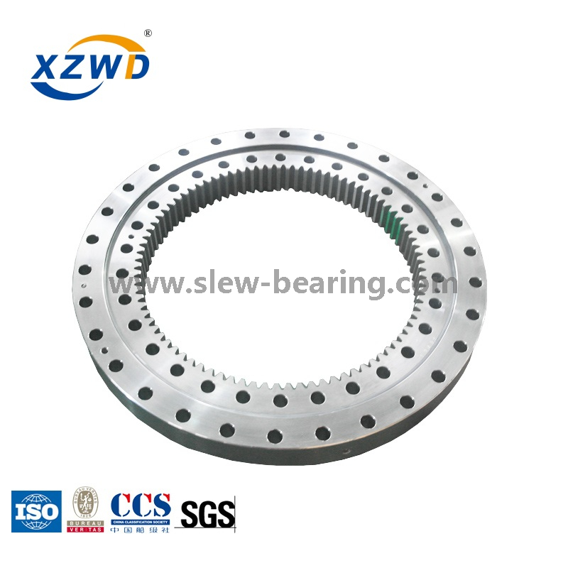 China Single Row Four Point Contact Ball Slewing Ring Bearing For Crane