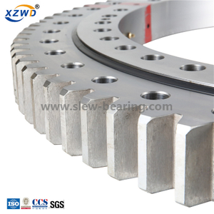 External Gear Crane Use Single Row Four Point Contact Ball Slewing Bearing Ring