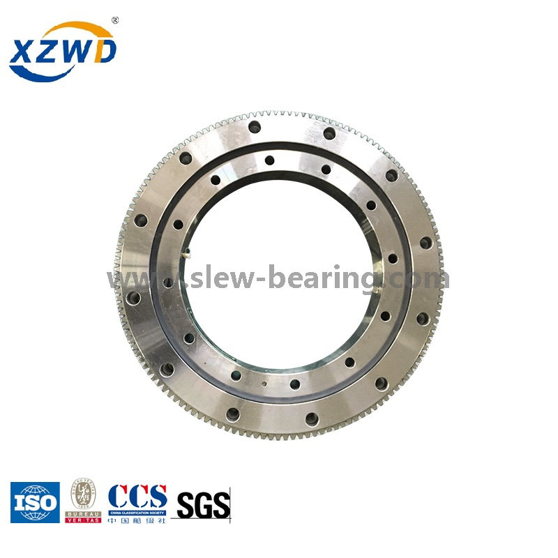 CCS Certified Single Row Four Point Contact Ball Slewing Bearing with Internal Gear for Deck Crane (Q)