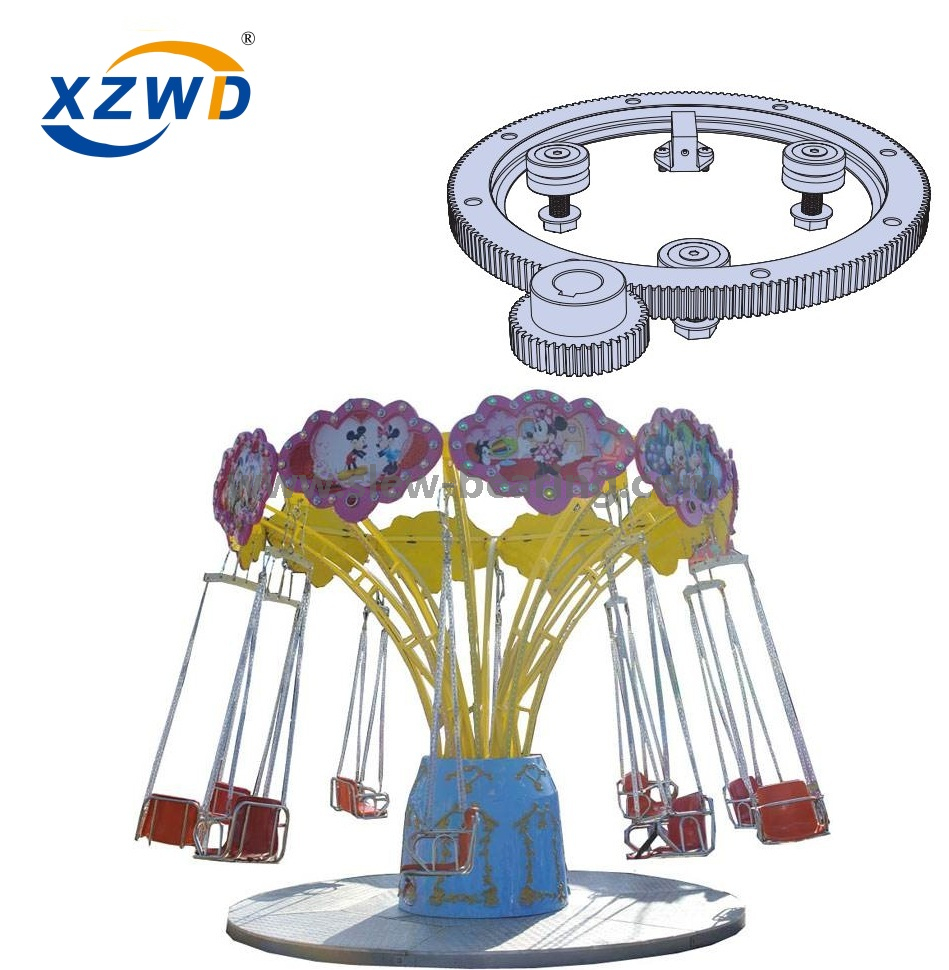 Single Row Ball Internal Gear Slewing Ring Bearing for Ferris Wheel 