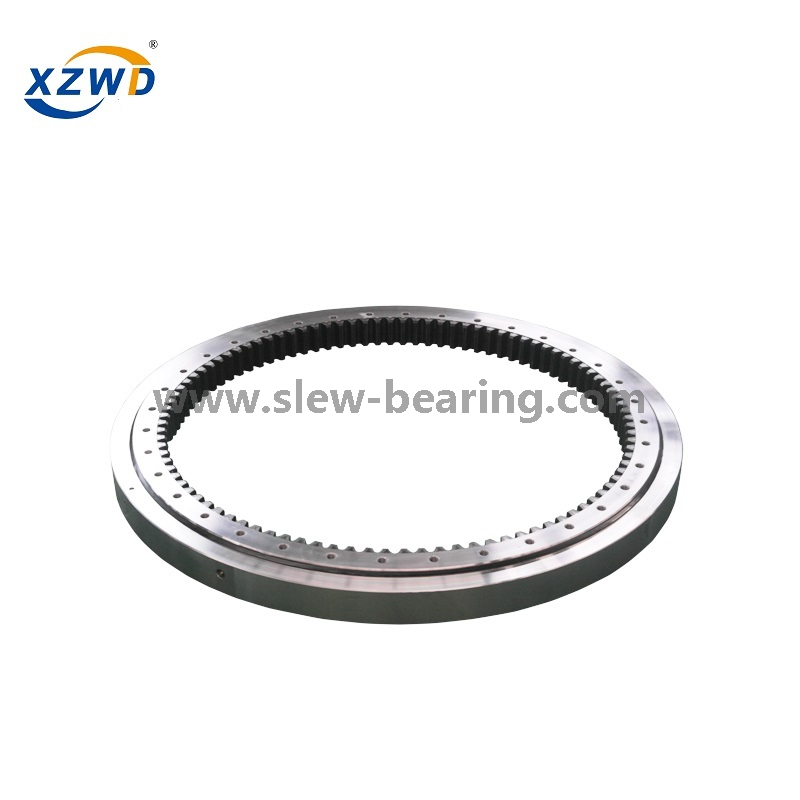 Four Point Angular Contact Ball Slewing Bearing with Cage for Heavy Rotating Equipment