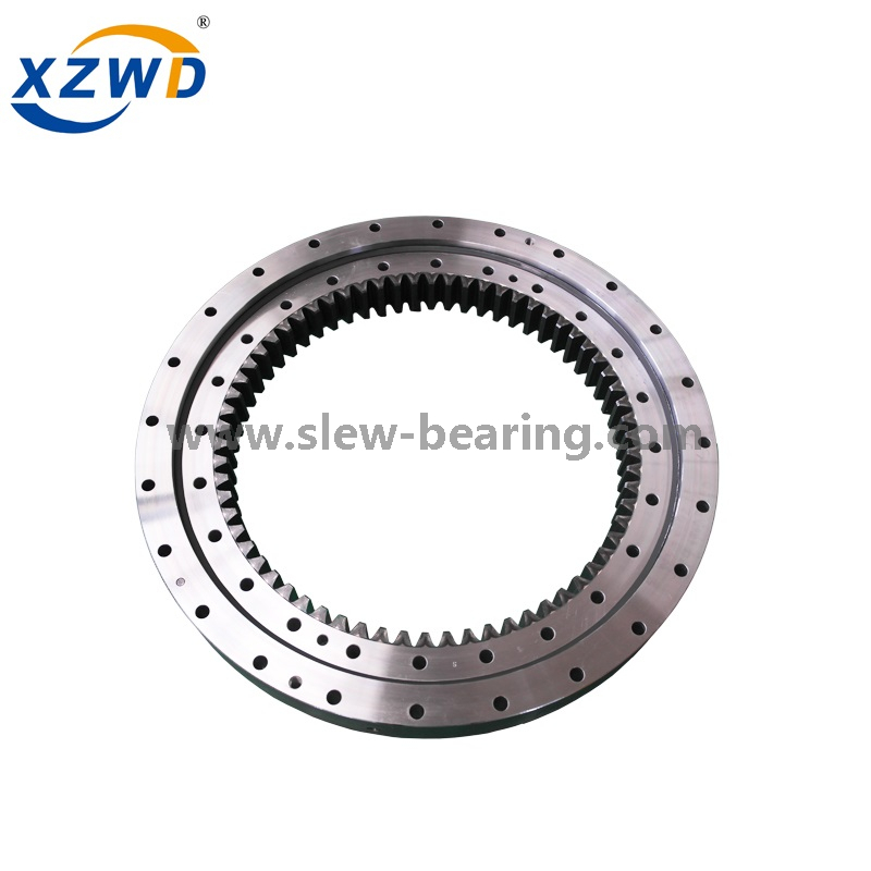 Internal geared 4 point contact ball turntable bearing for excavator