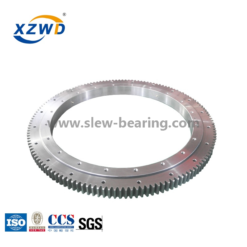 High Precision Light Geared Slewing Ring Bearings for Solar Power Generation