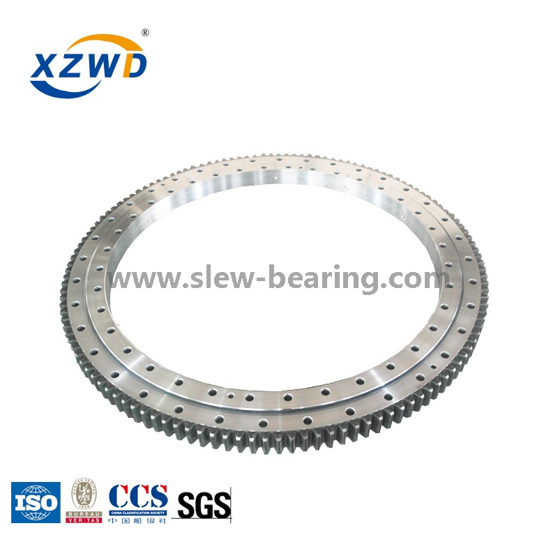 Four-point Contact Ball Bearing with Deformable Swing Bearing for Excavator 