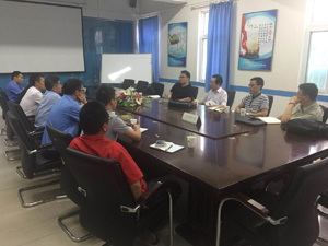 Leaders of China University of Mining and Technology visited our company to negotiate Production and Research Cooperation