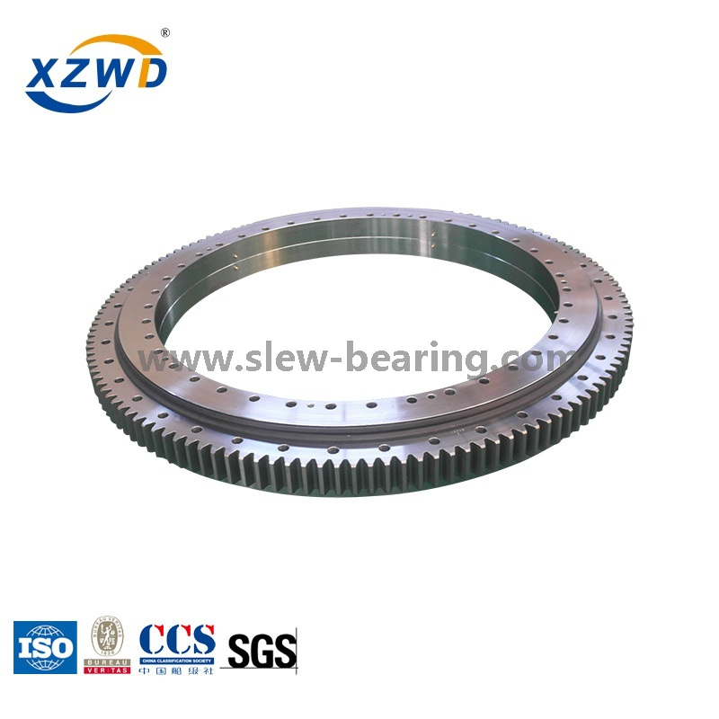 Single Row Ball Slewing Ring Bearing with External Gear for Deck Crane
